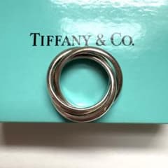 Tiffany 3連トリニティリング 8号 シルバー925 正規品 廃盤 洗浄済