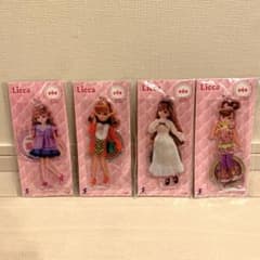 リカちゃん　アクリルスタンド　キーホルダー　レトロリカ　ラウンドワン限定　セット