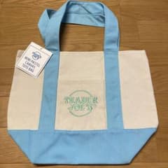 TRADER JOE'S トレジョ ミニトート パステルブルーのサムネイル