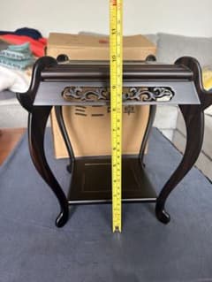 新品 唐木 ミニ卓 花台 飾り台 盆栽台 骨董品 - メルカリ