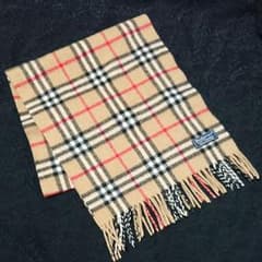 バーバリーマフラー カシミア100のサムネイル