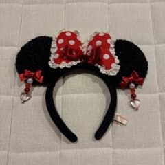 ディズニー ミニー カチューシャ 赤ドットのサムネイル