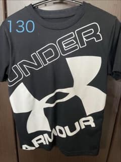 UNDER ARMOUR Tシャツ 130サイズ 黒/白のサムネイル