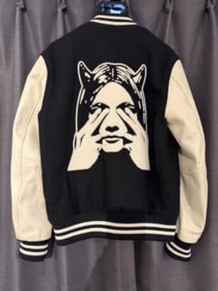 HYSTERIC GLAMOUR SEE NO EVIL スタジャン 黒 Lのサムネイル