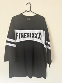 FINESIXXX 7分袖Tシャツ ブラック ホワイト FINESIXXX 7分袖Tシャツ ブラック ホワイト - メルカリ