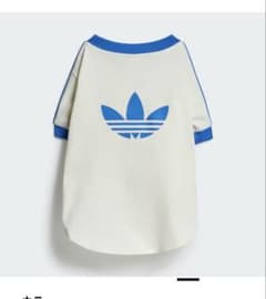 adidas PET CALI TEE 犬服 S ホワイト/ブルーのサムネイル