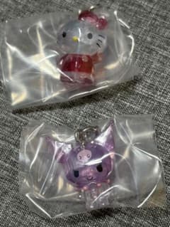 サンリオ カプセルトイ クリスタルめじるしアクセサリー　2種セットのサムネイル