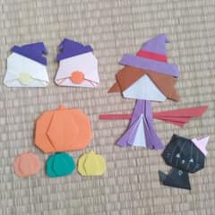 折り紙　❦ハロウィン飾り❦のサムネイル
