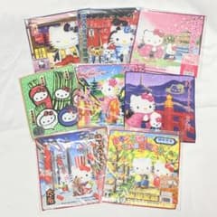 公*o様 ハローキティ タオルハンカチ　8枚セット ご当地限定 14 公*o様 ハローキティ タオルハンカチ 8枚セット ご当地限定 14 - メルカリ