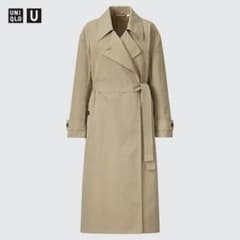 ユニクロU　トレンチコート　男女兼用　M　新品未使用のサムネイル