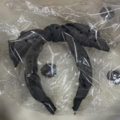 リボン カチューシャ ヘリンボーン柄のサムネイル
