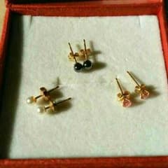 まこやん様専用★K18　ピアス　３セット❤のサムネイル