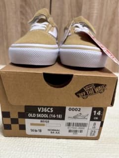 VANS OLD SKOOL スニーカー 14cm ベージュのサムネイル
