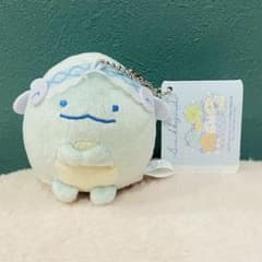 すみっコぐらし 水色天使 マスコットキーチェーン とかげ