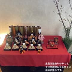 美品 雛人形 お雛様 ひな人形 五楽人 木目込み人形 雛道具 - メルカリ