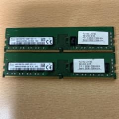 SKhynix 4GB PC4-2400T メモ 2枚のサムネイル