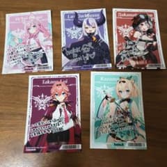 ホロライブ hololive holoX 特典カード 5種セットのサムネイル