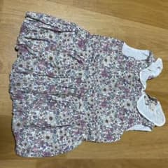 【女の子】値下げ中！petit main ワンピース 80サイズのサムネイル
