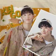 이치 반 쿠지 JO1 's COLORS F상 클리어 파일 & 포토 카드 사토 케이즈