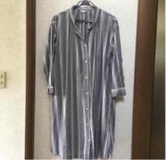 ロングシャツ　シャツワンピース　羽織り　大きいサイズのサムネイル