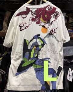 EVANGELION × 니시키 초호기 VS 적룡 반소매 T 셔츠 L 사이즈