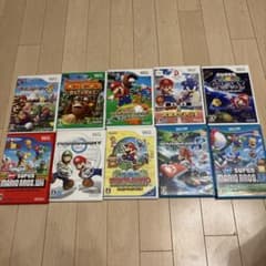 Wii マリオゲームセット　まとめ売りのサムネイル