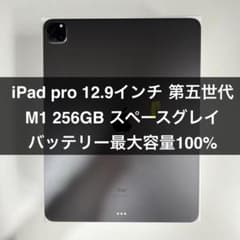 最大容量100%】iPad Pro M1 12.9インチ 256GB 第五世代 - メルカリ