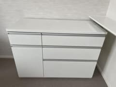 ニトリ　キュリー2 キッチンカウンター　ホワイト　120cm キッチンカウンター(キュリー2 120CT WH) | ニトリネット【公式】 家具