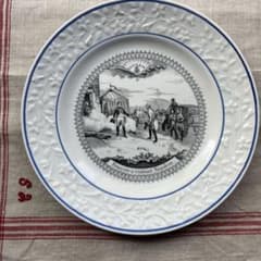 フランスアンティーク ショワジー・ル・ロワ窯Napoleon プレート 皿