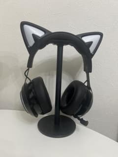 猫耳ゲーミングヘッドホン【ヘッドホンスタンド付】のサムネイル