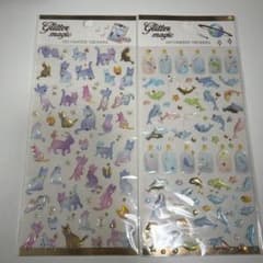 Glitter magic デコレーションステッカー 2シートセットのサムネイル