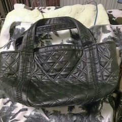 ☆AZUL by moussy  たっぷり入る 黒トートバッグ☆のサムネイル