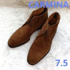 CARMINAカルミナ トレーディングポスト別注 チャッカブーツ 茶 7.5 