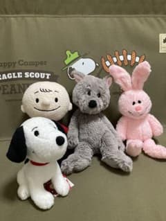 くたくたウサギとファーロンのぬいぐるみセットのサムネイル