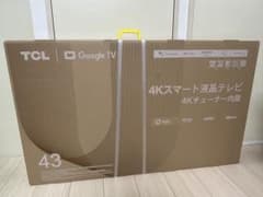 新品未開封・保証付】TCL 43V型 4K液晶テレビ 43P79B - メルカリ