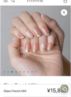 EVERNAIL グラスフレンチミックス ネイルチップ GlassFrenchMix.005.jpg?v=