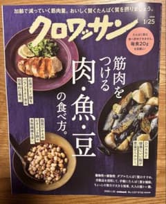 クロワッサン 筋肉をつける肉・魚・豆の食べ方のサムネイル