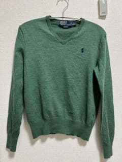 polo vネックニットのサムネイル