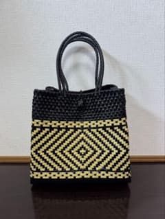 プラカゴ メルカド トートバッグ 模様編み 細あみ パサールバッグ 1440