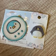 ワッペン　刺繍 ペンギン 幼稚園 保育園