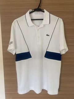 LACOSTE ポロシャツ ホワイト ネイビーのサムネイル