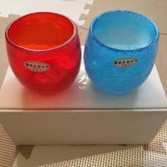沖縄　琉球グラス　宙吹ガラス　タンブラー　お猪口のサムネイル