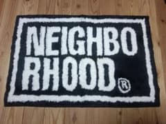 ネイバーフッドNEIGHBORHOOD黒✕白ロゴマット 約60cm x 90cm - メルカリ