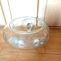 明治時代の金魚鉢、アンティーク 明治金魚鉢 レトロ金魚鉢 金魚鉢 アンティーク雑貨 雑貨 ガラス製品