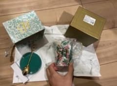 Francfranc イニシャルHカップ　フタ、ティースプーンセットのサムネイル