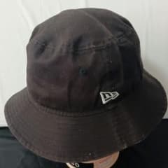 새 오류 버킷 모자 블랙
