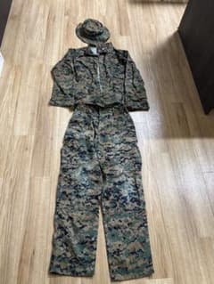 【米軍実物】MARPAT ウッドランド コンバットユニフォーム 上下＋帽子のサムネイル