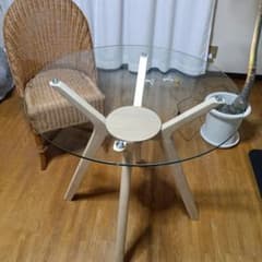 ガラステーブル - メルカリ