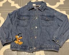 Disney Denim Jacket Mickey Pluto 104
