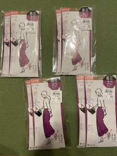 fukuske フクスケ  満足　着圧ストッキング  8点セットのサムネイル